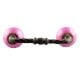 Solid Dark Neon Pink Ceramic Cut Bridge Handle
